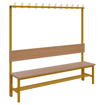 SVJ - 200 stěna jednostranná věšáková RAL 1028 - žlutá